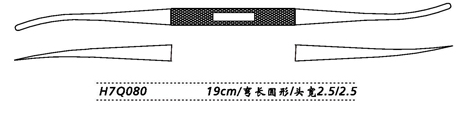 金钟鼻剥离器 弯长圆形