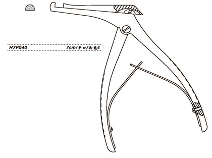 金钟上颌窦止血钳H7P040