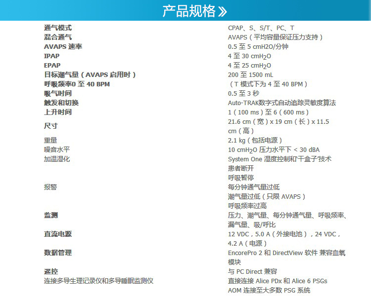 飞利浦伟康呼吸机bipap st30双水平 st模式